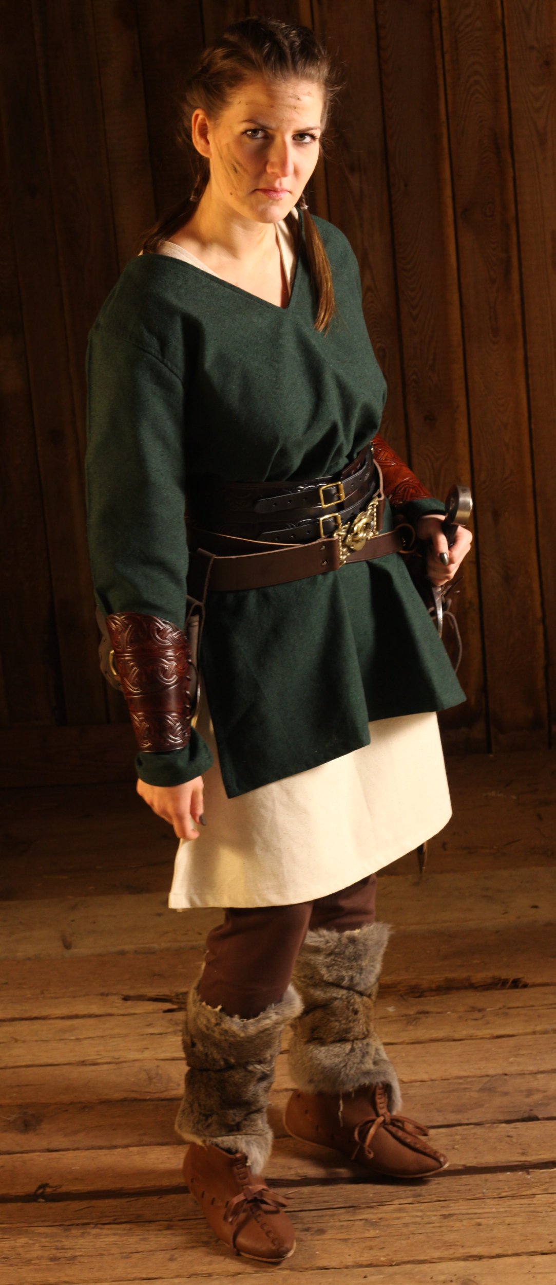 Frauen  Kurztunika Frekja Grün