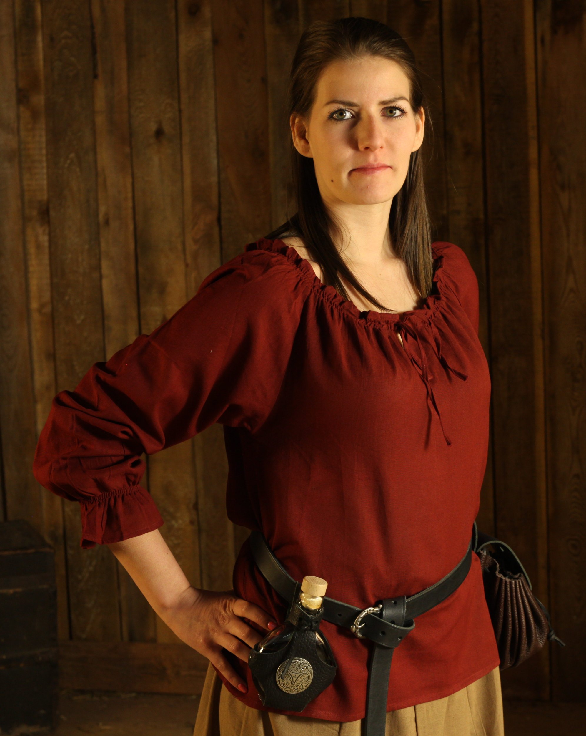 Mittelalterliches Kostüm einfache Marktfrau