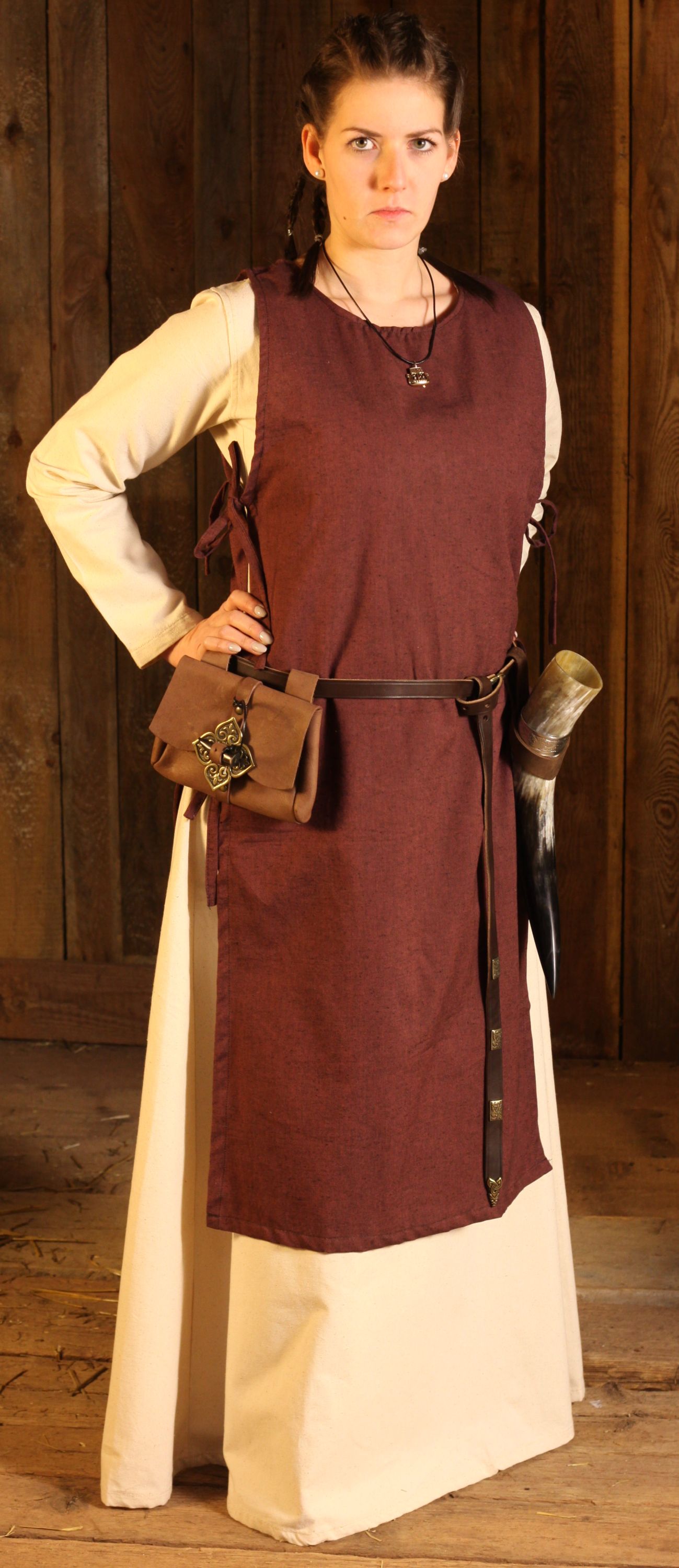 Überkleid Haithabu Braun