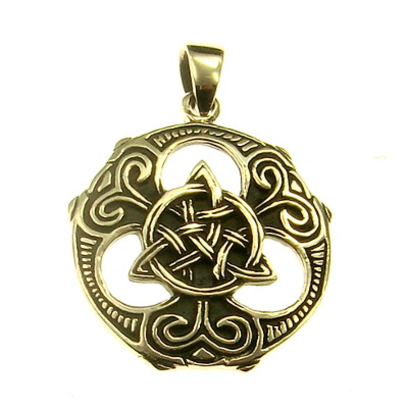 Bronzeanhänger Triquetta