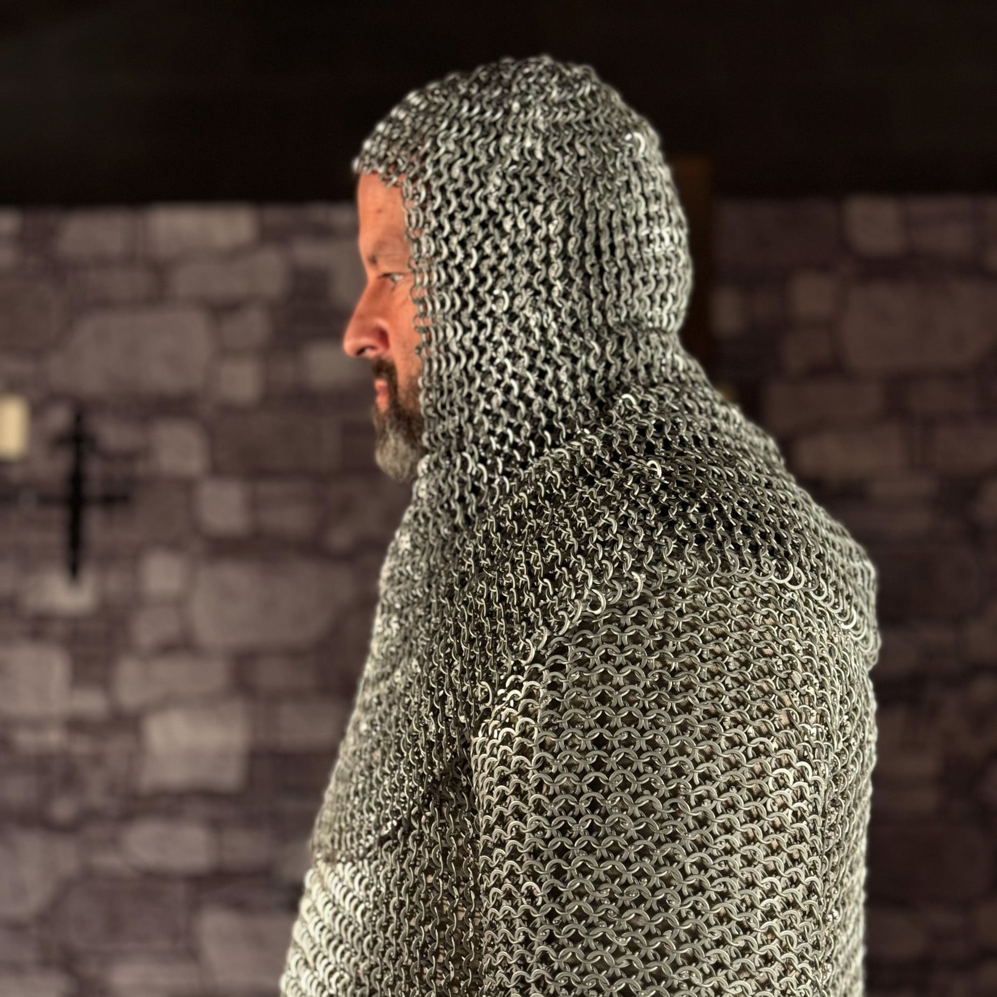 Kettenhaube Aluminium, genietet, ID 10mm