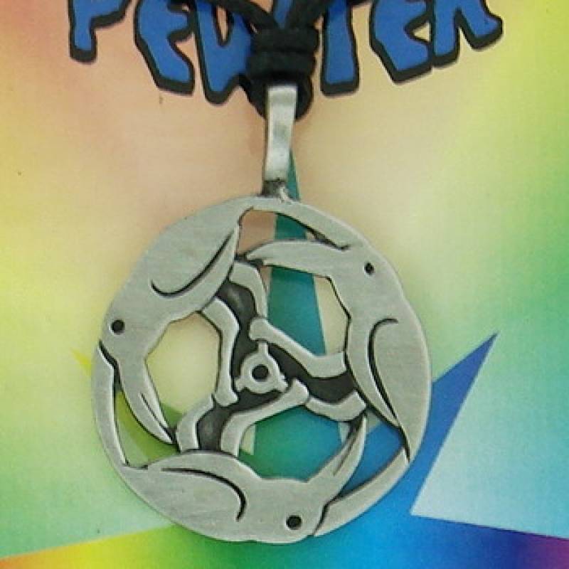 Zinnanhänger 3 Raben