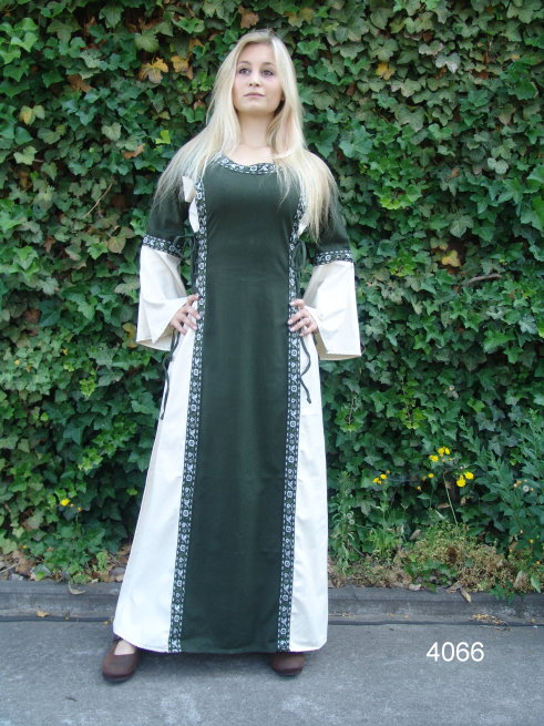 Mittelalterkleid mit seitlicher Schnürung