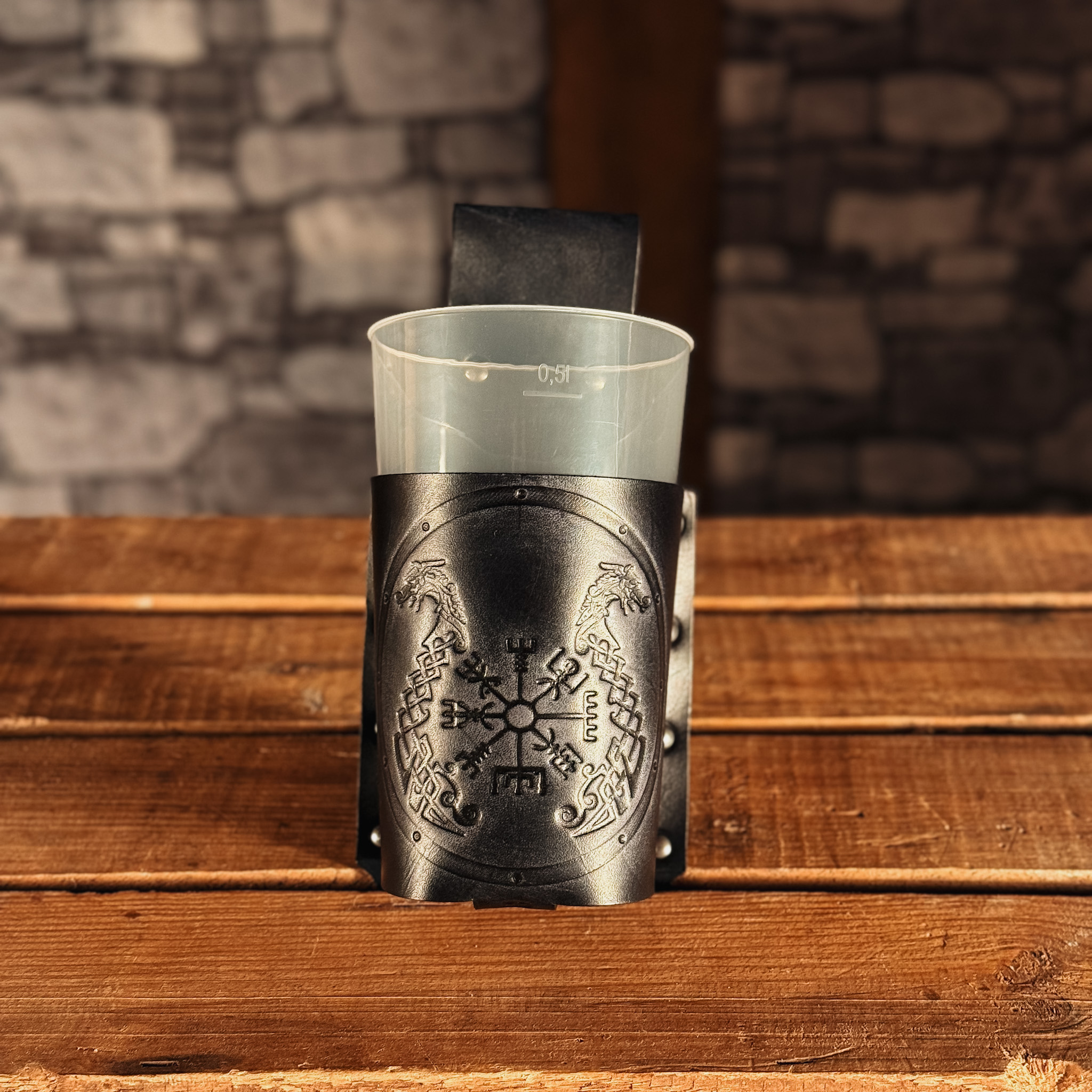 BecherBoss Getränkehalter Drakkar schwarz