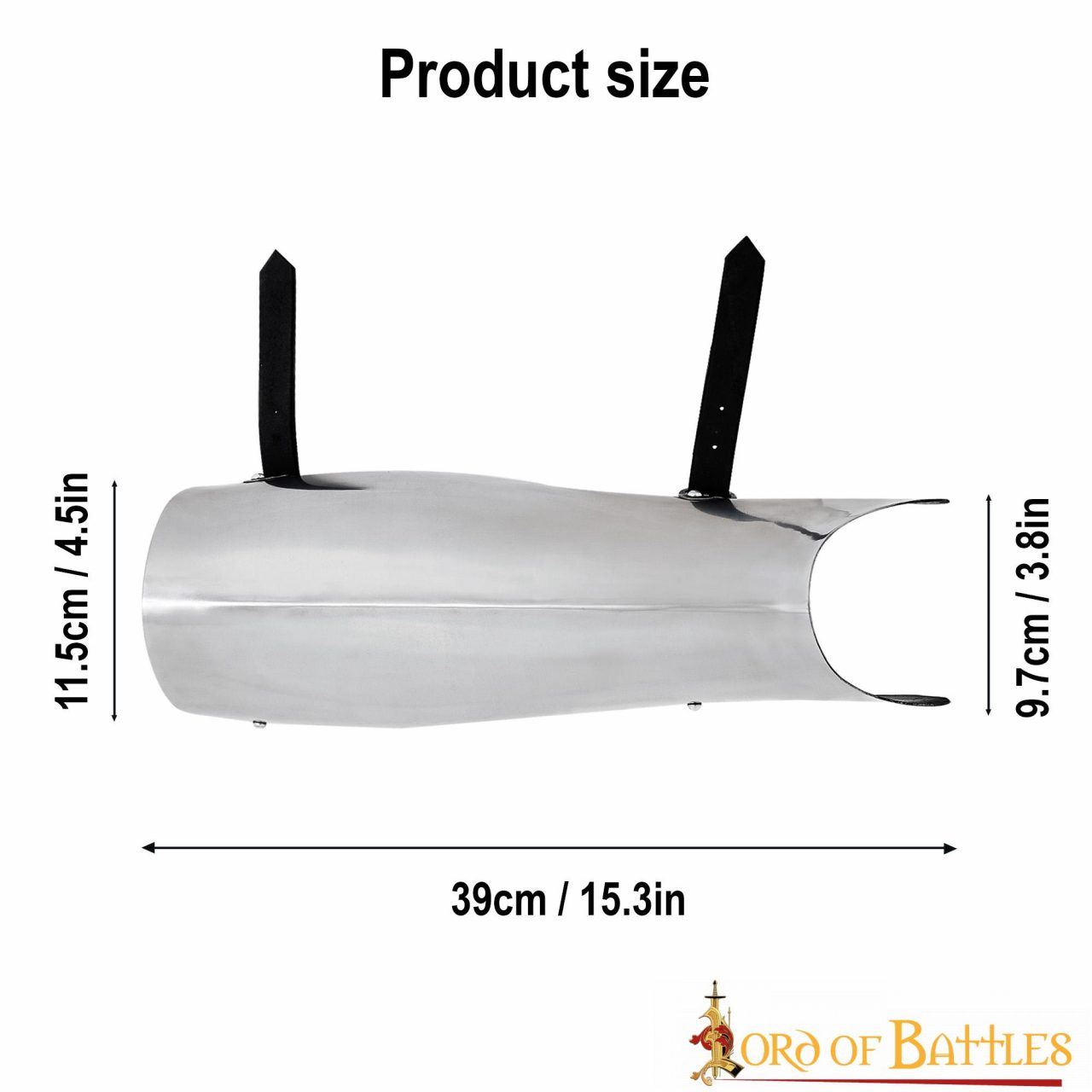 Spätmittelalterliche ritterliche Beinschienen