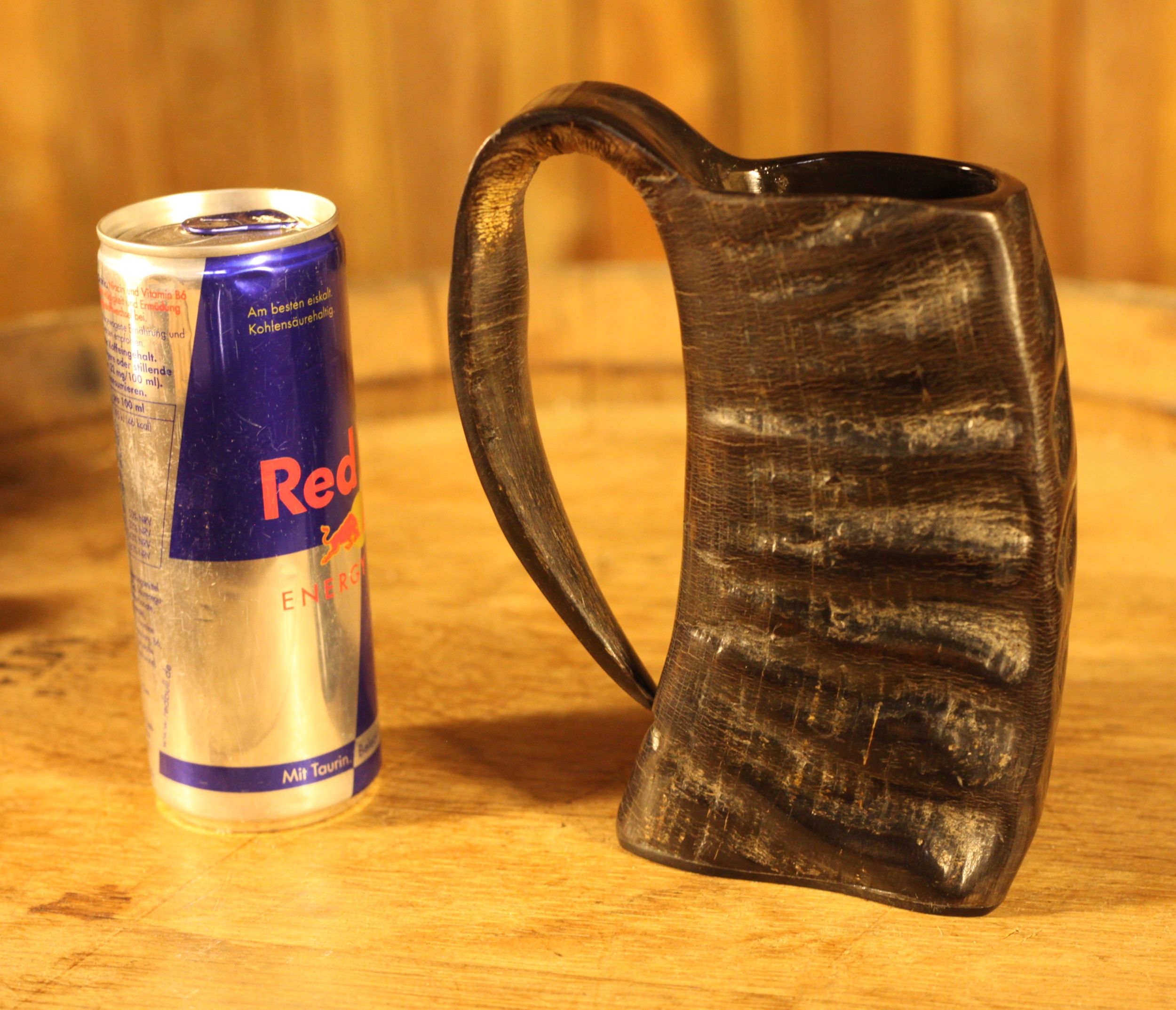 Mittelalterlicher Wikinger Horn Krug Bierkrug Hand