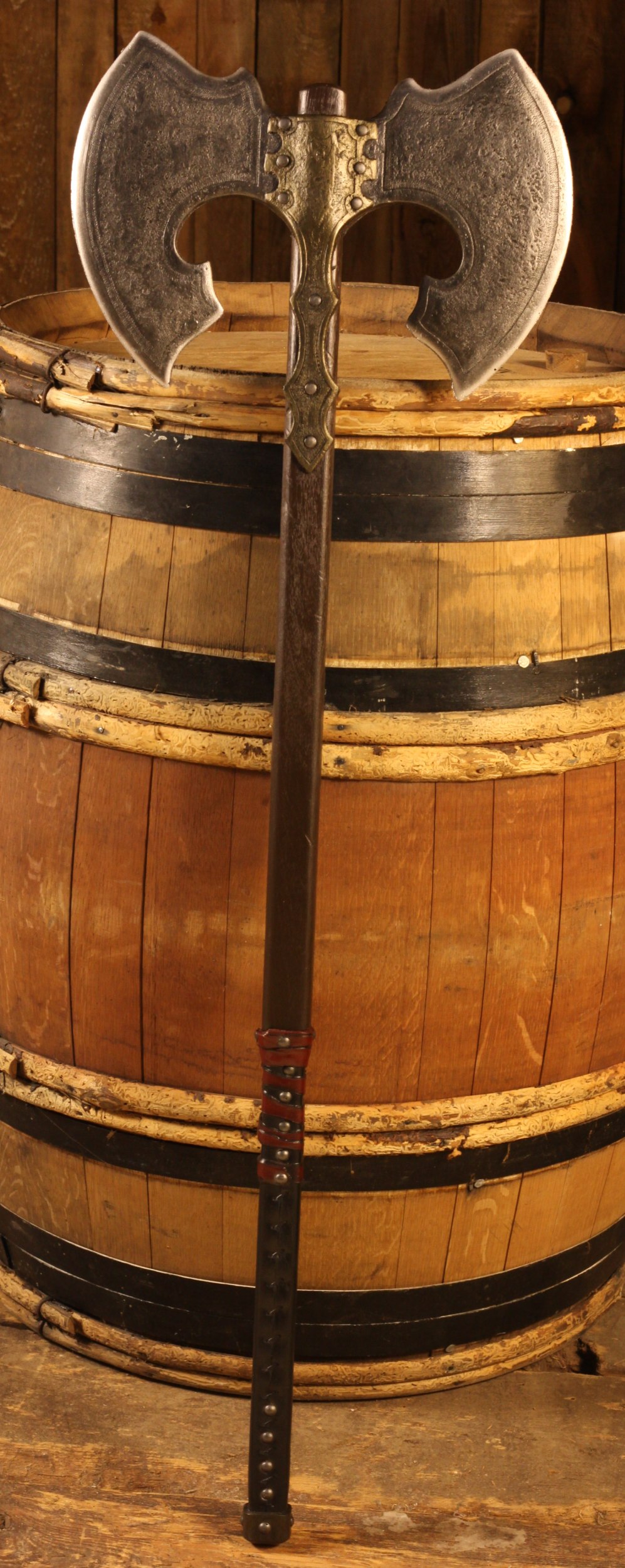 Doppelkopfaxt Zweihänder 108cm