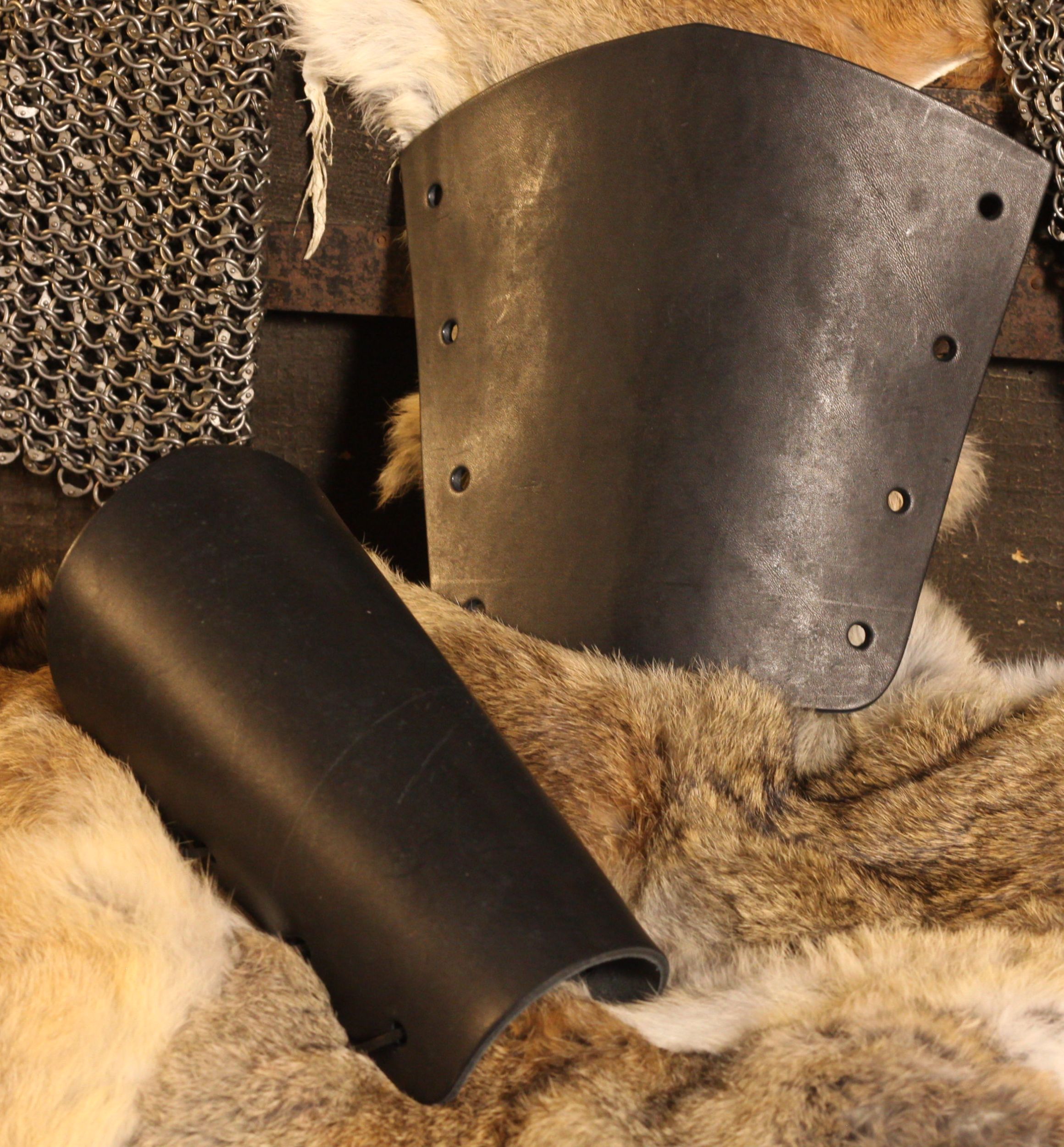 Einfache Leder-Armschienen