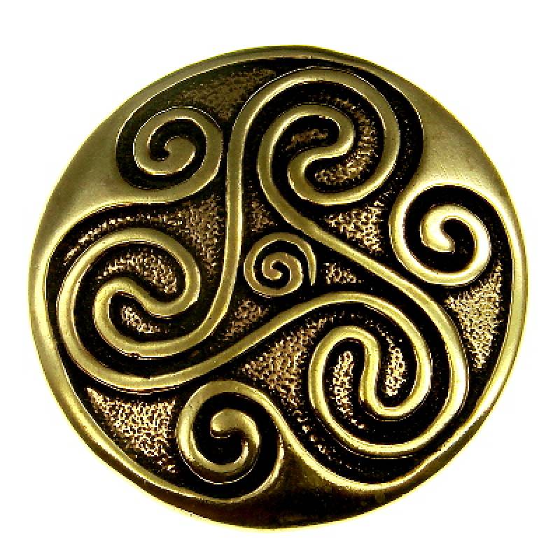 Bronzeanhänger Triskele groß