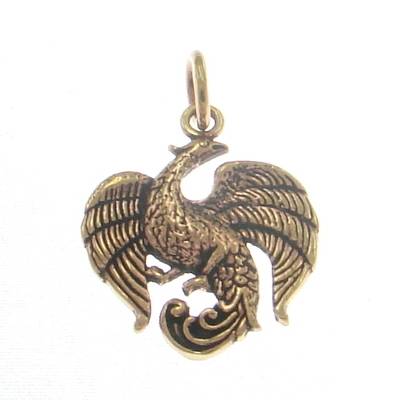 Bronzeanhänger Phönix