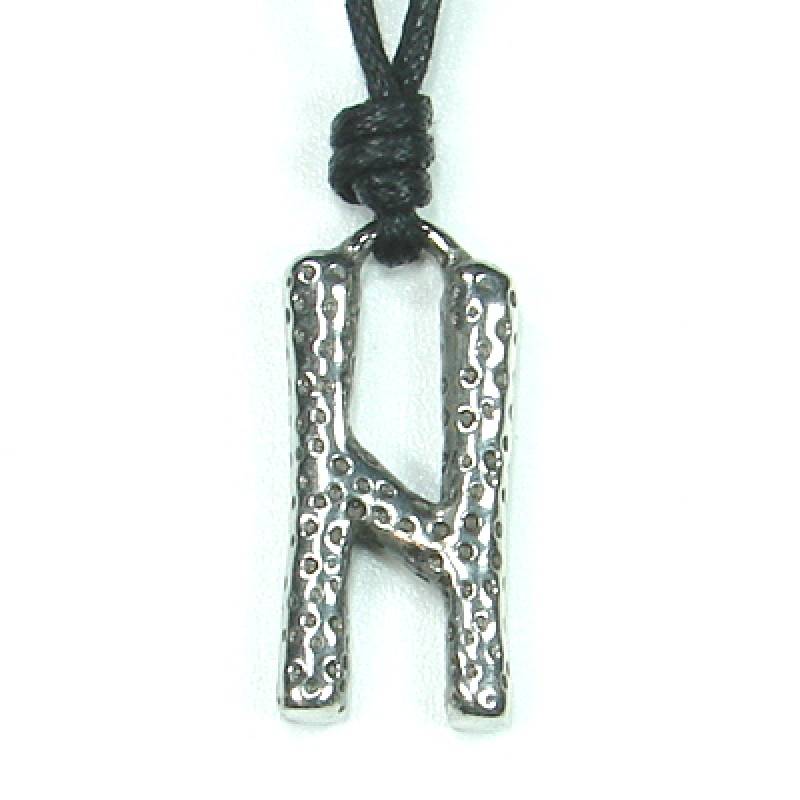 Zinnanhänger Hagalaz