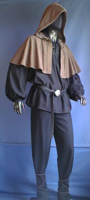 Gugel mit runder Kapuze