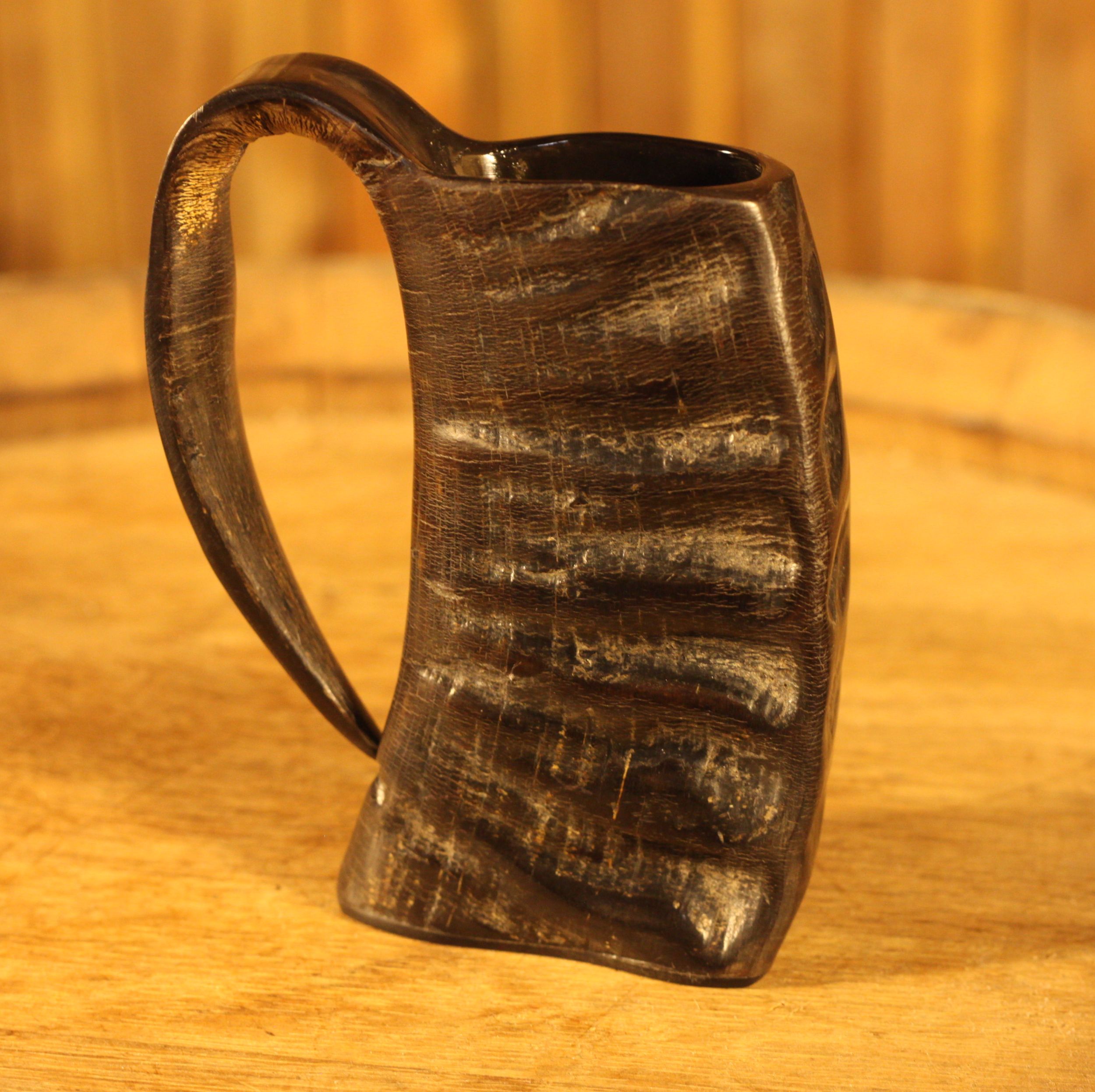 Mittelalterlicher Wikinger Horn Krug Bierkrug Hand