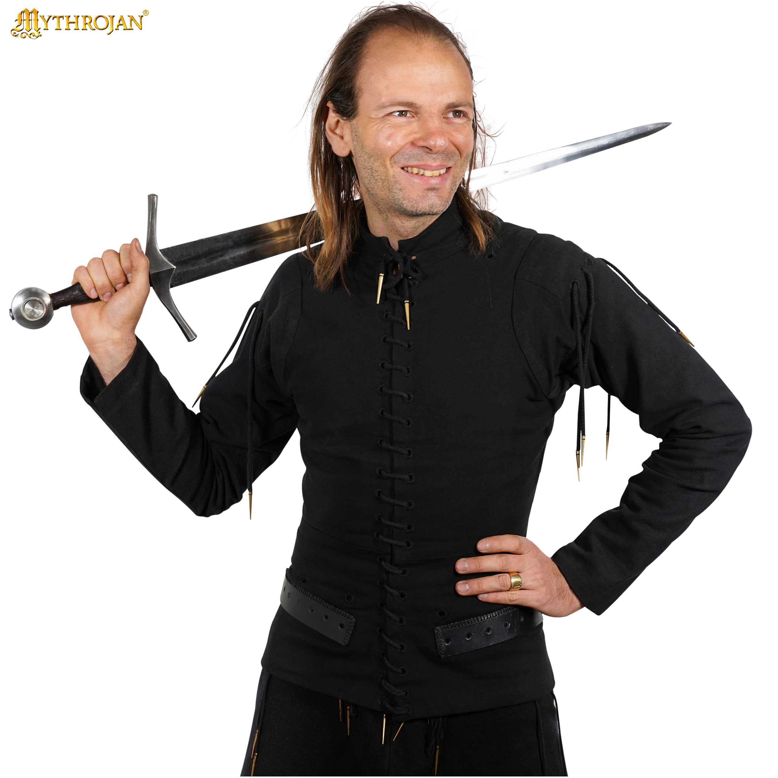 Spätmittelalterliches Rüstwams, schwarz