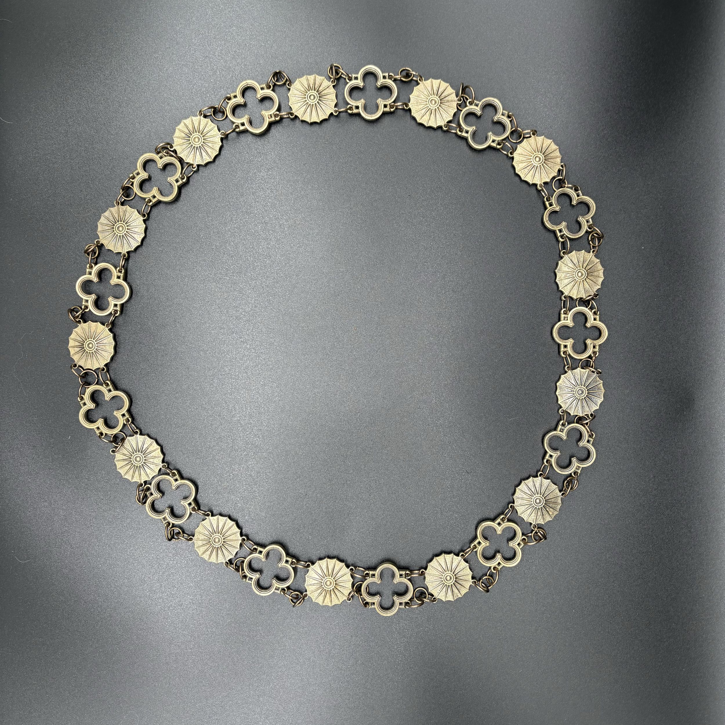 Prunkkette/Amtskette Schild, messing