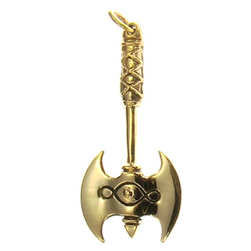 Bronzeanhänger Doppelaxt