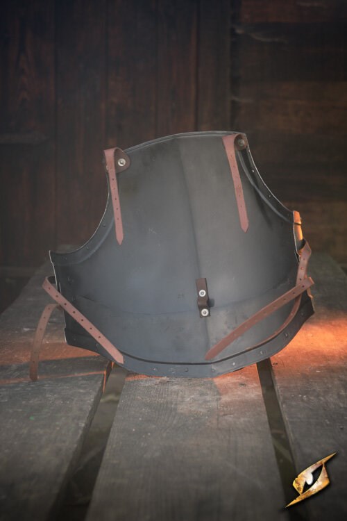 Brustplatte Hauptmann, brüniert