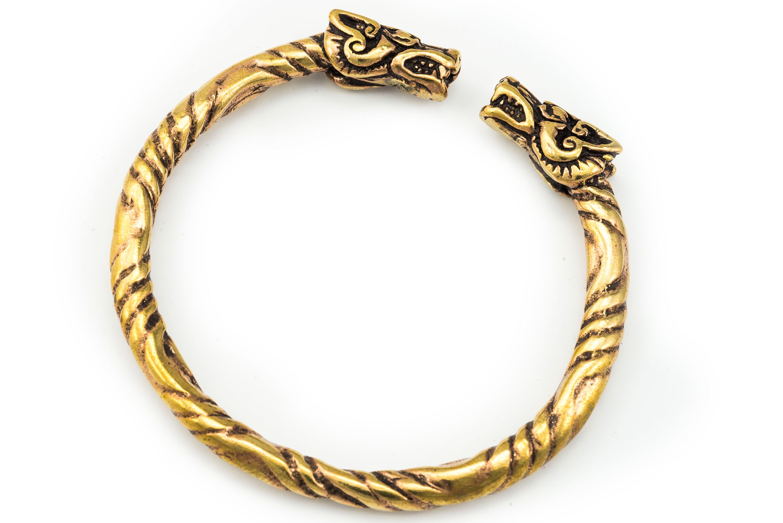 Wikinger Frauen-Armreif aus Bronze, massiv