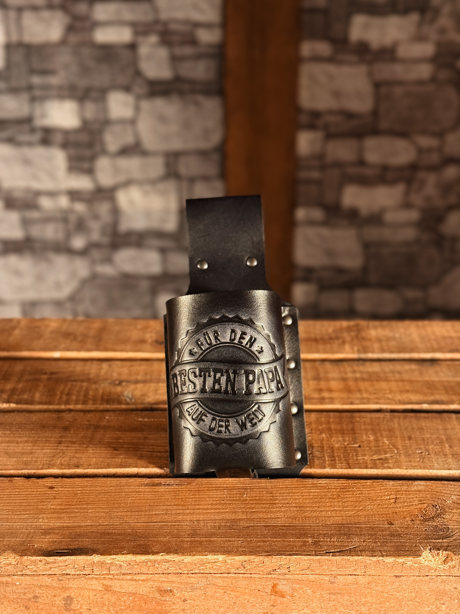 BecherBoss Getränkehalter Bester Papa schwarz