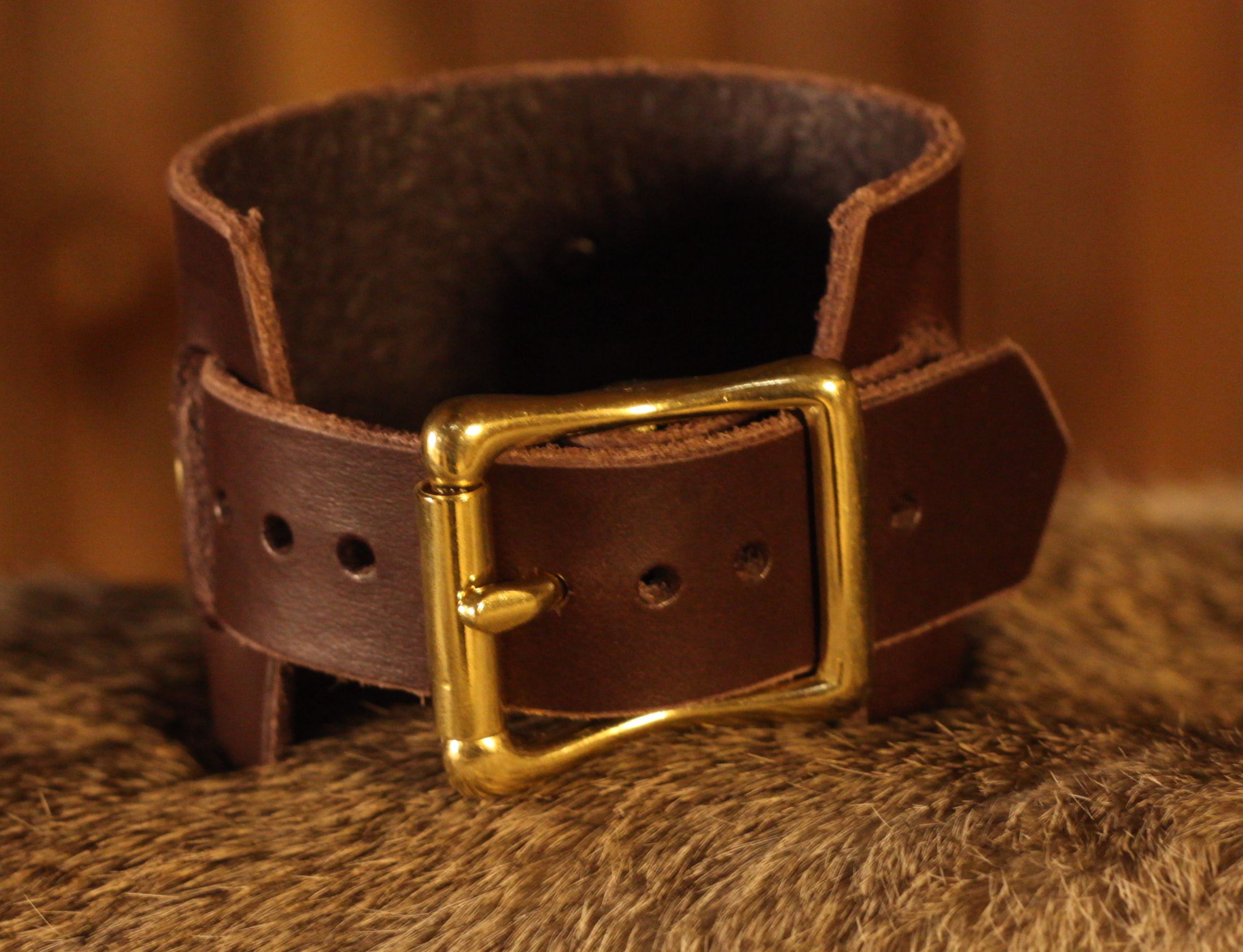 Lederarmband 6cm Fenris braun