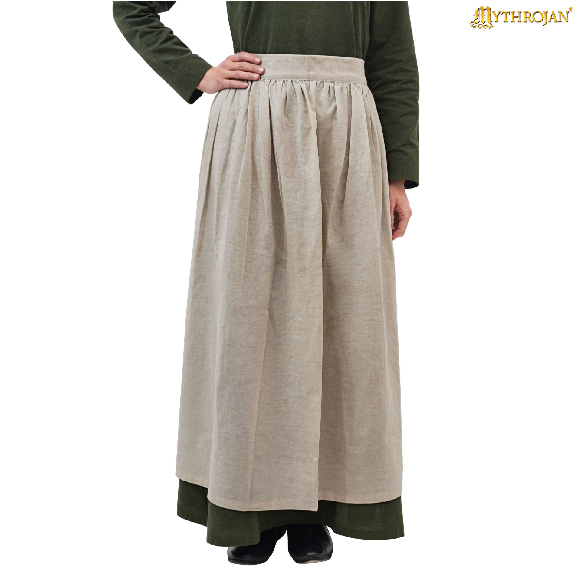 Leinenschürze, naturfarben