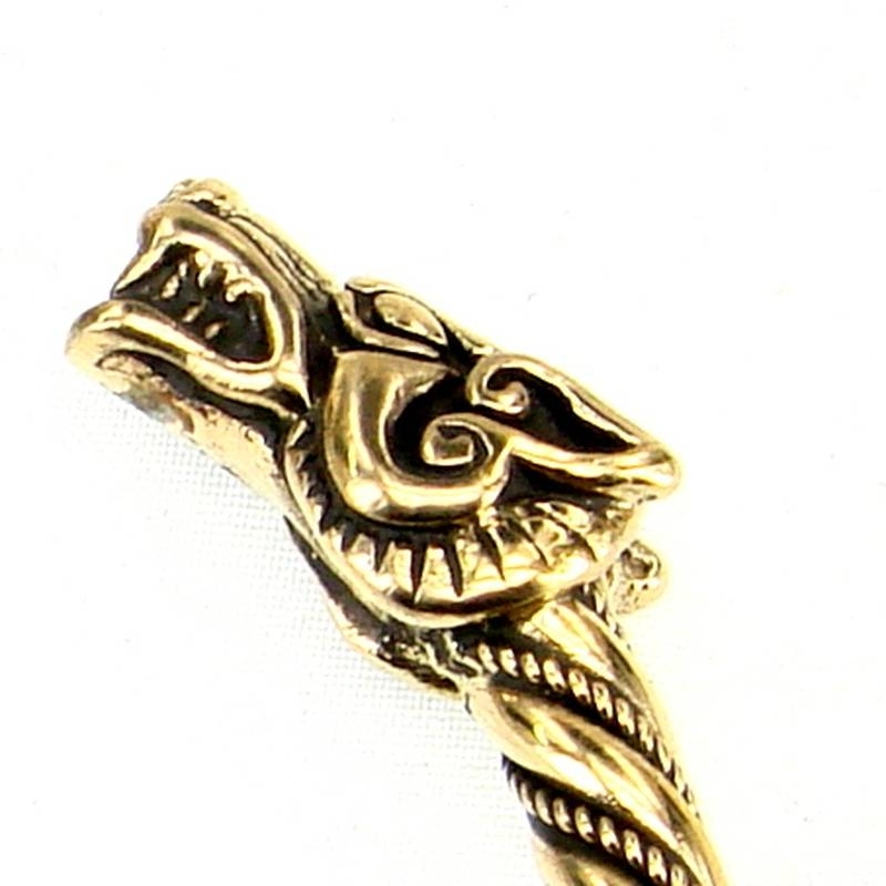 Bronzearmreif Hunde, geflochten