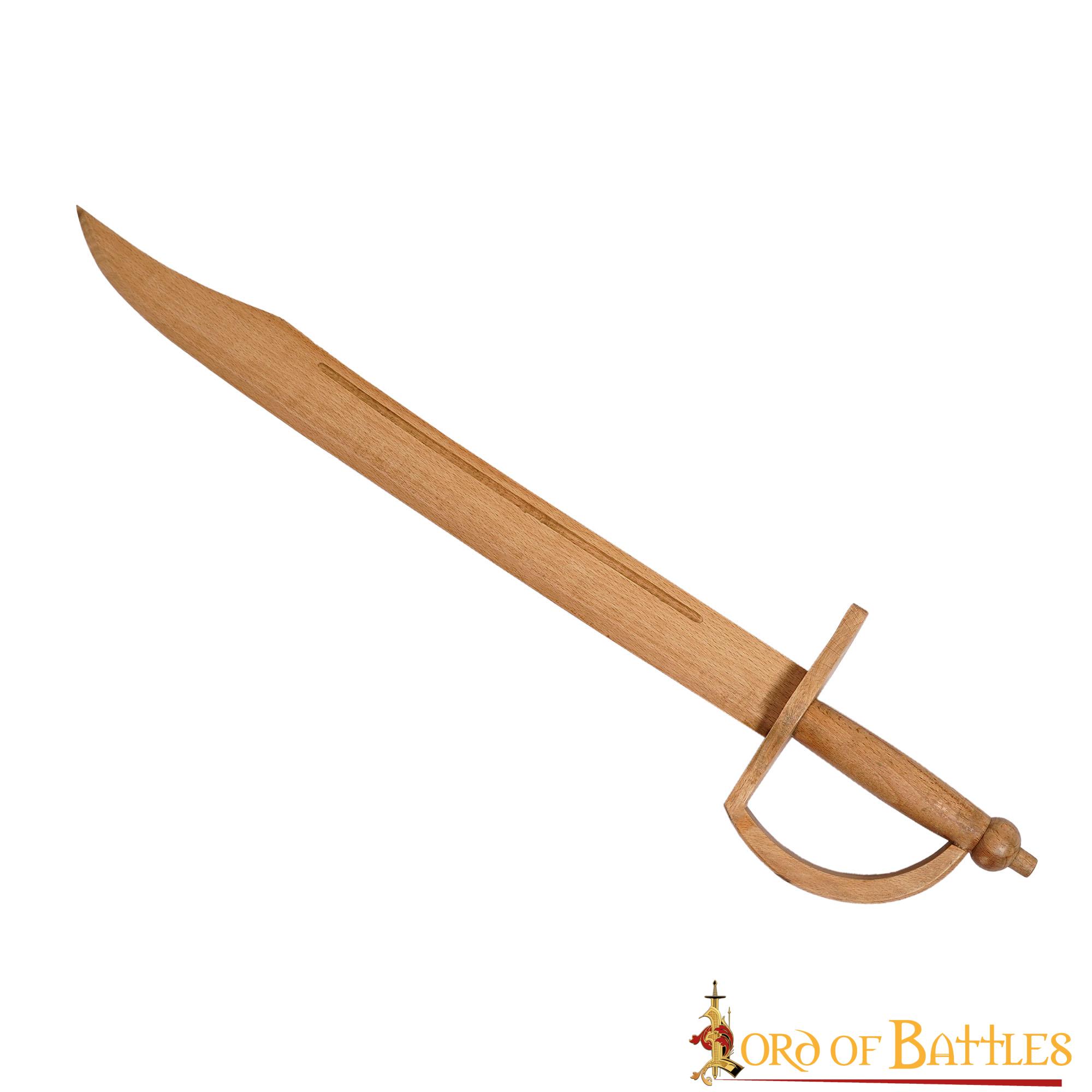 Trainingsschwert, Holz Piratenschwert 76cm