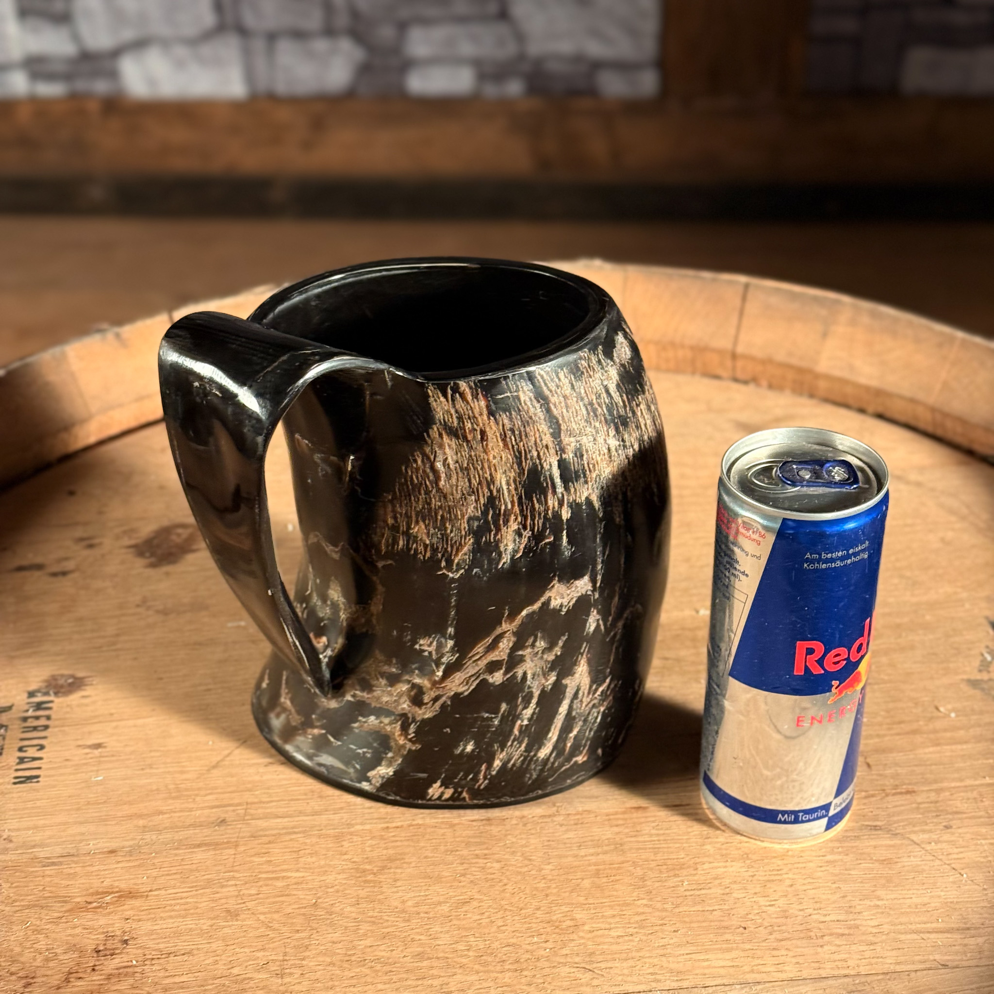 Mittelalterlicher Wikinger Hornkrug 1000ml