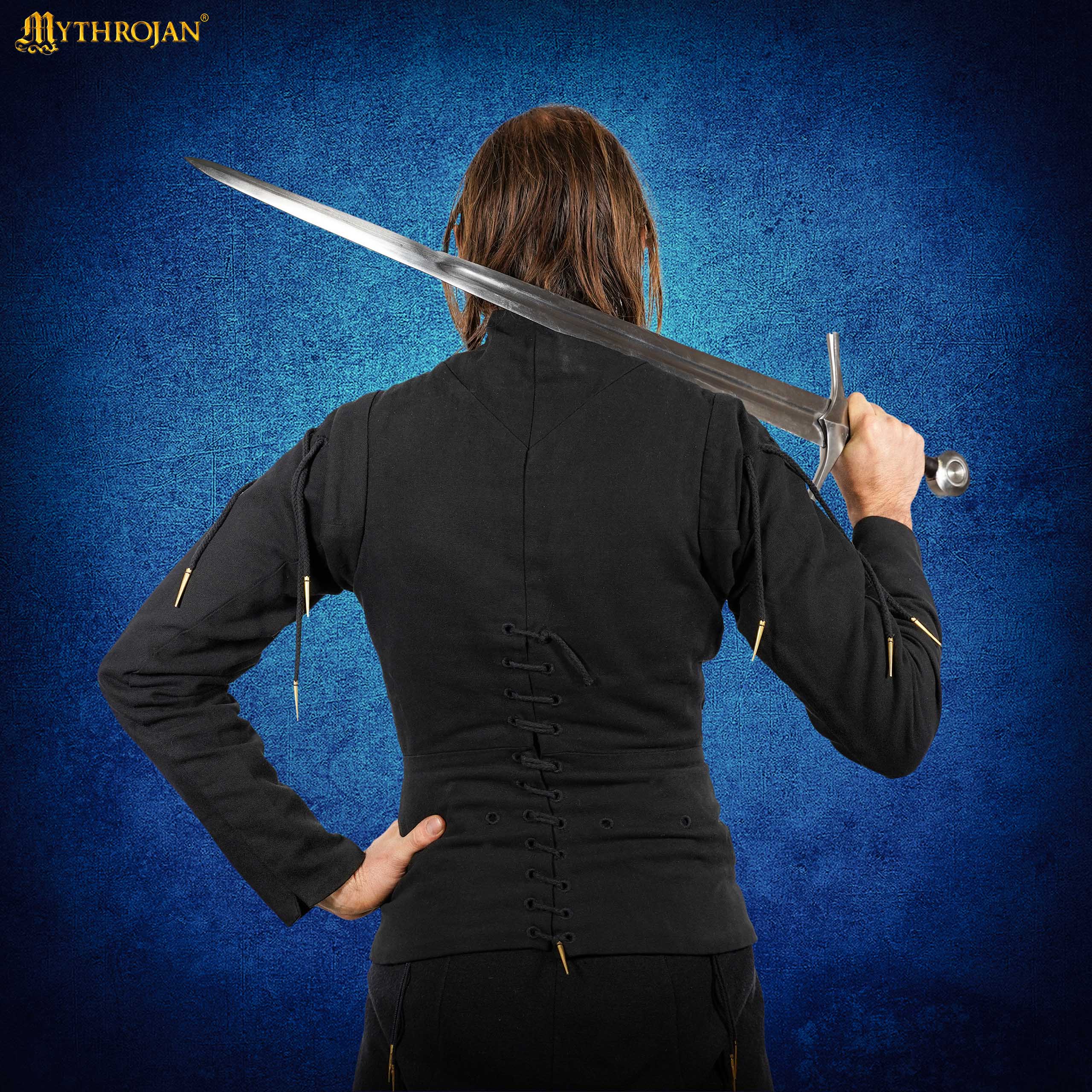 Spätmittelalterliches Rüstwams, schwarz