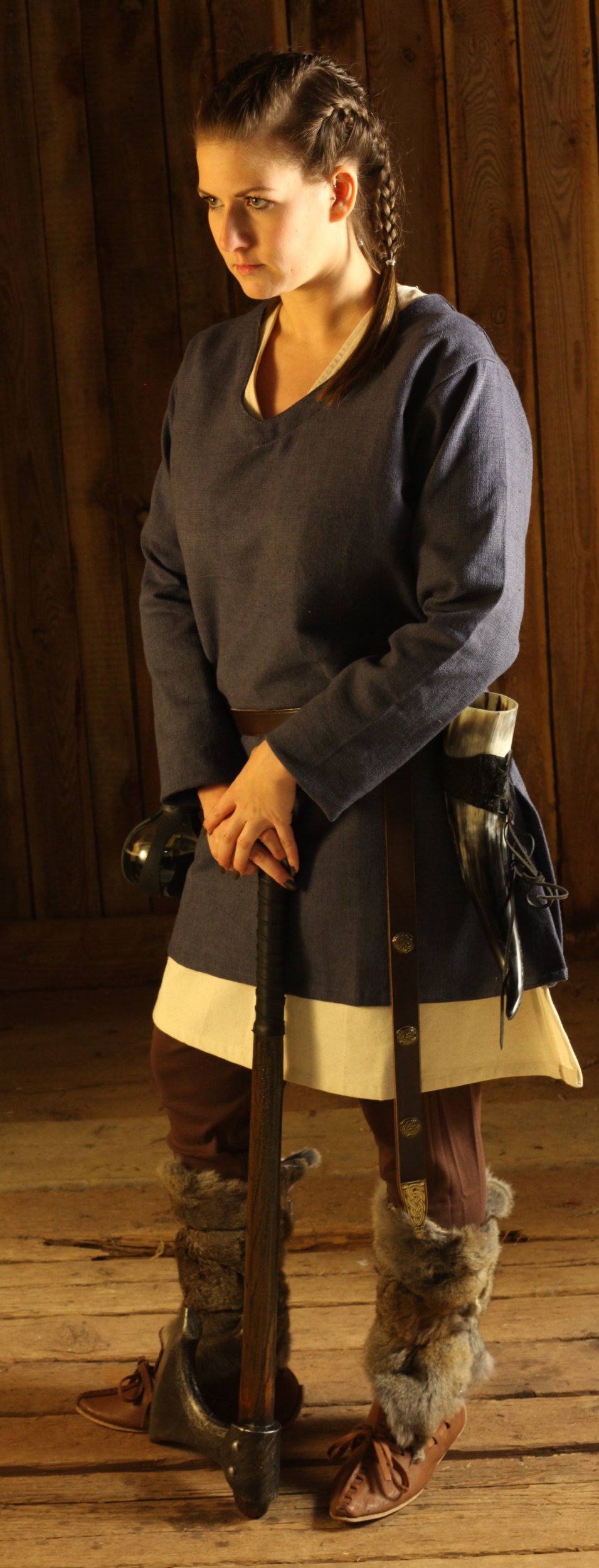 Frauen  Kurztunika Frekja Grau