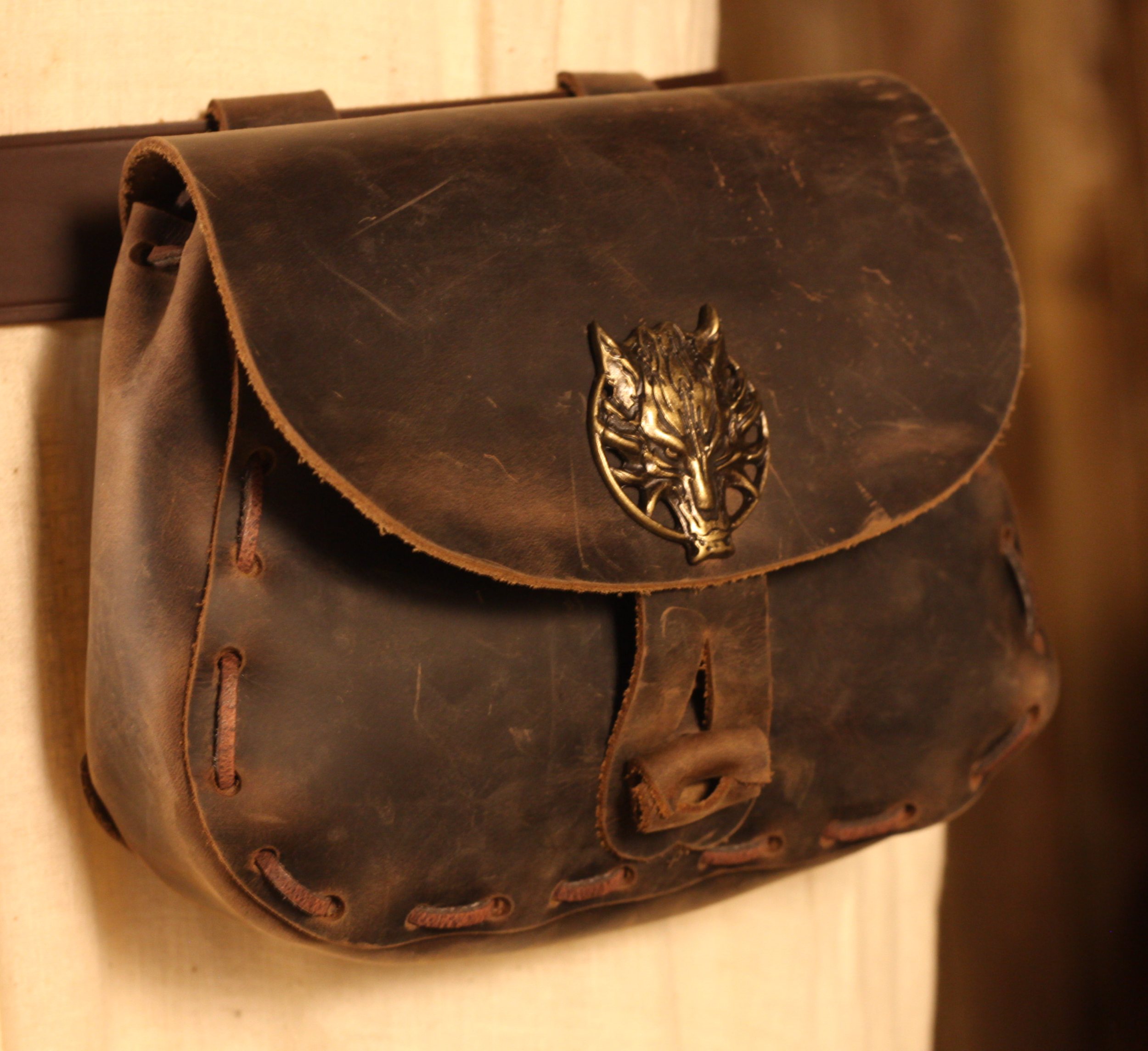 Braune Ledertasche Fenris