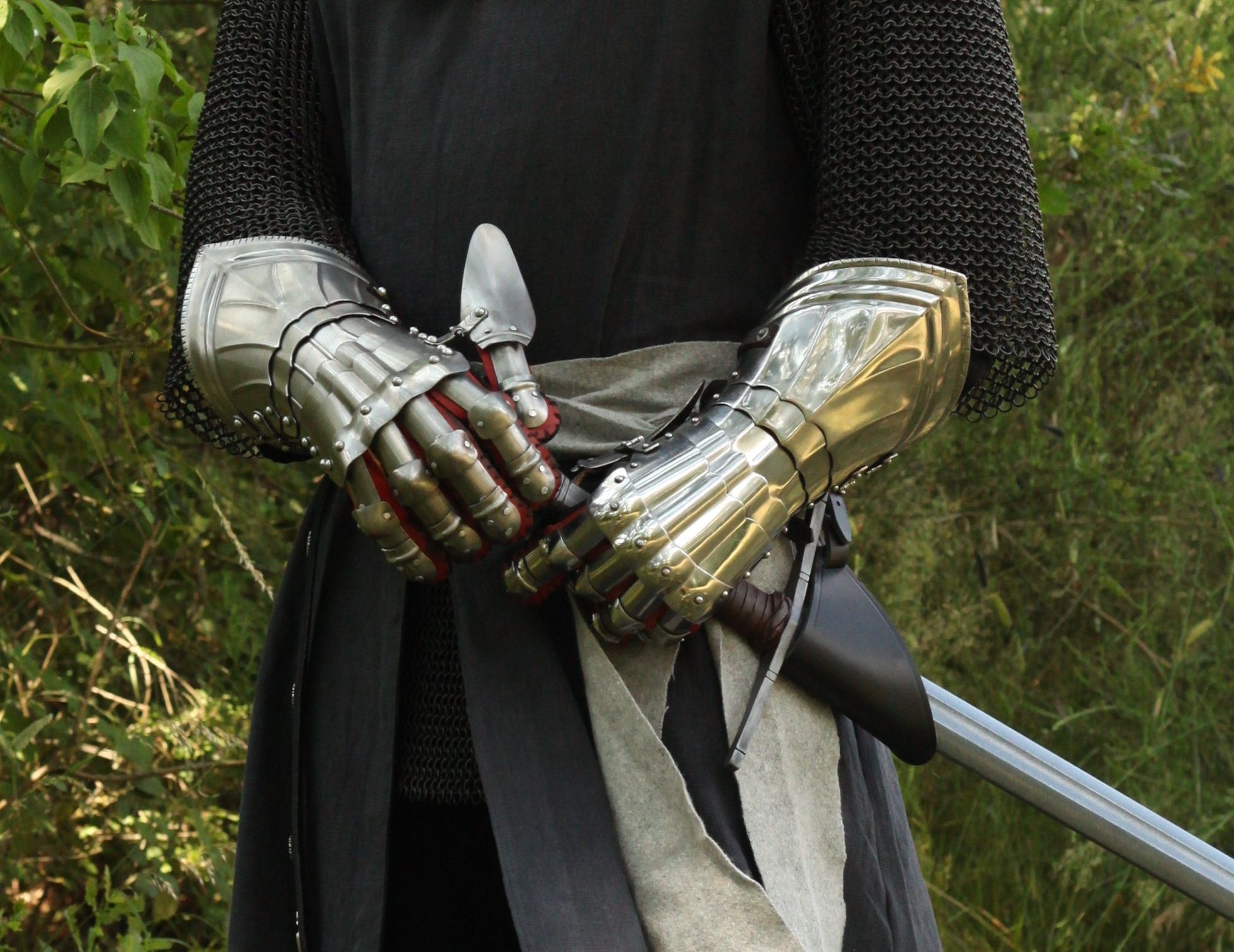 Mittelalterliche Plattenhandschuhe 1,3mm